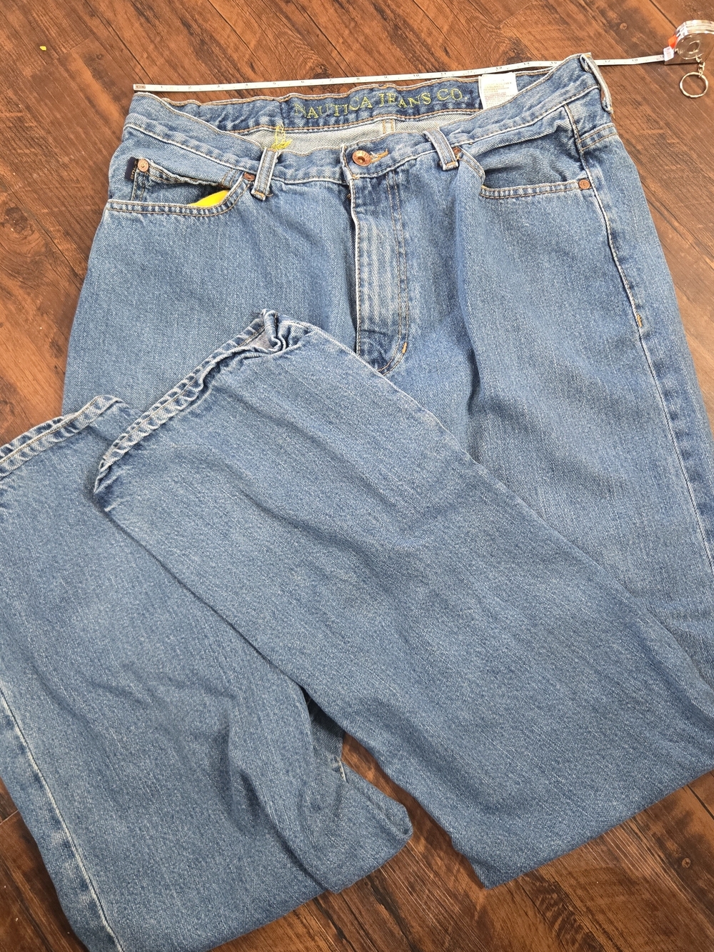 Nautica Men's Relaxed Straight Jeans - Medium Blue
